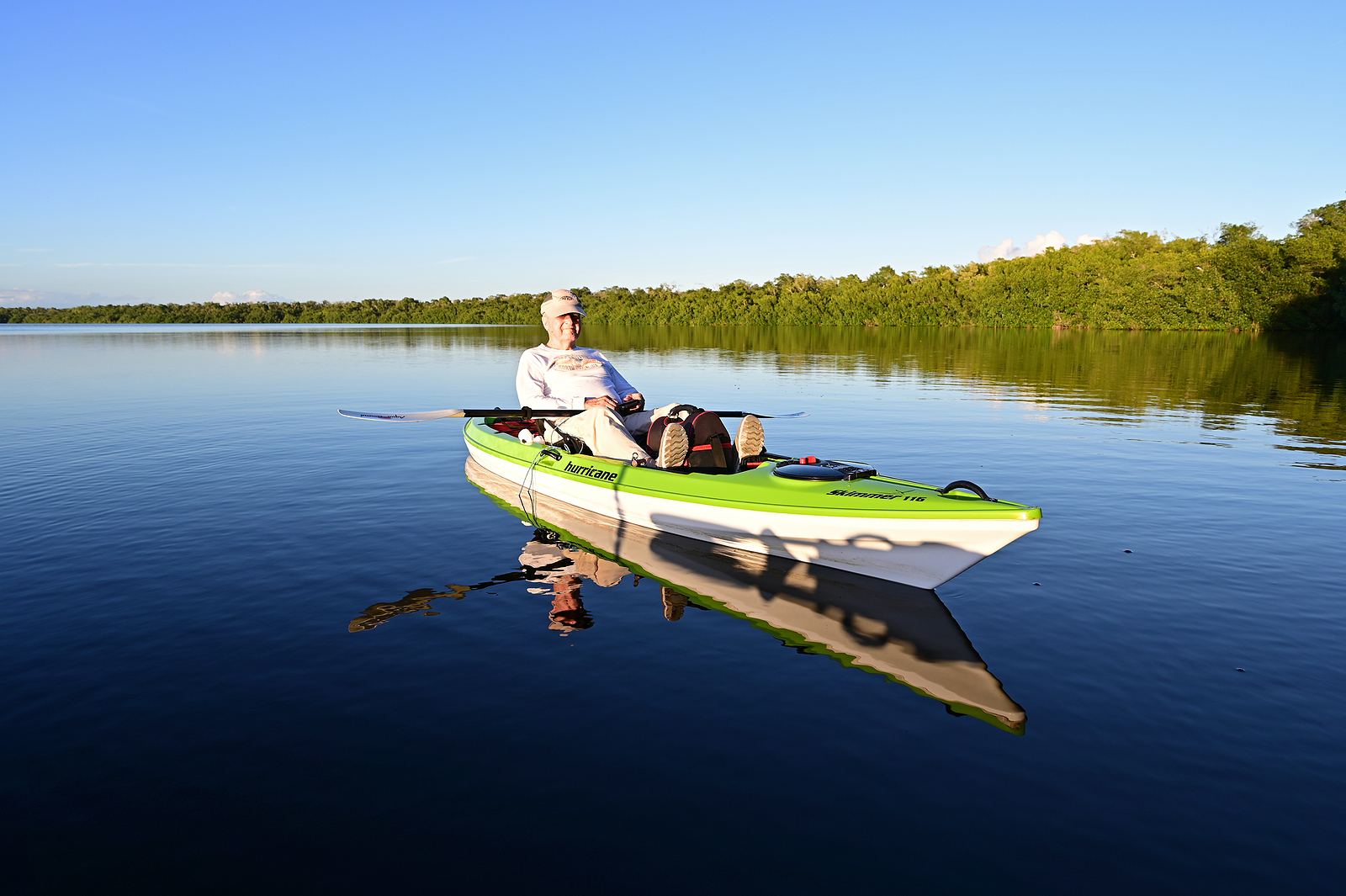 Active senior kayaks
