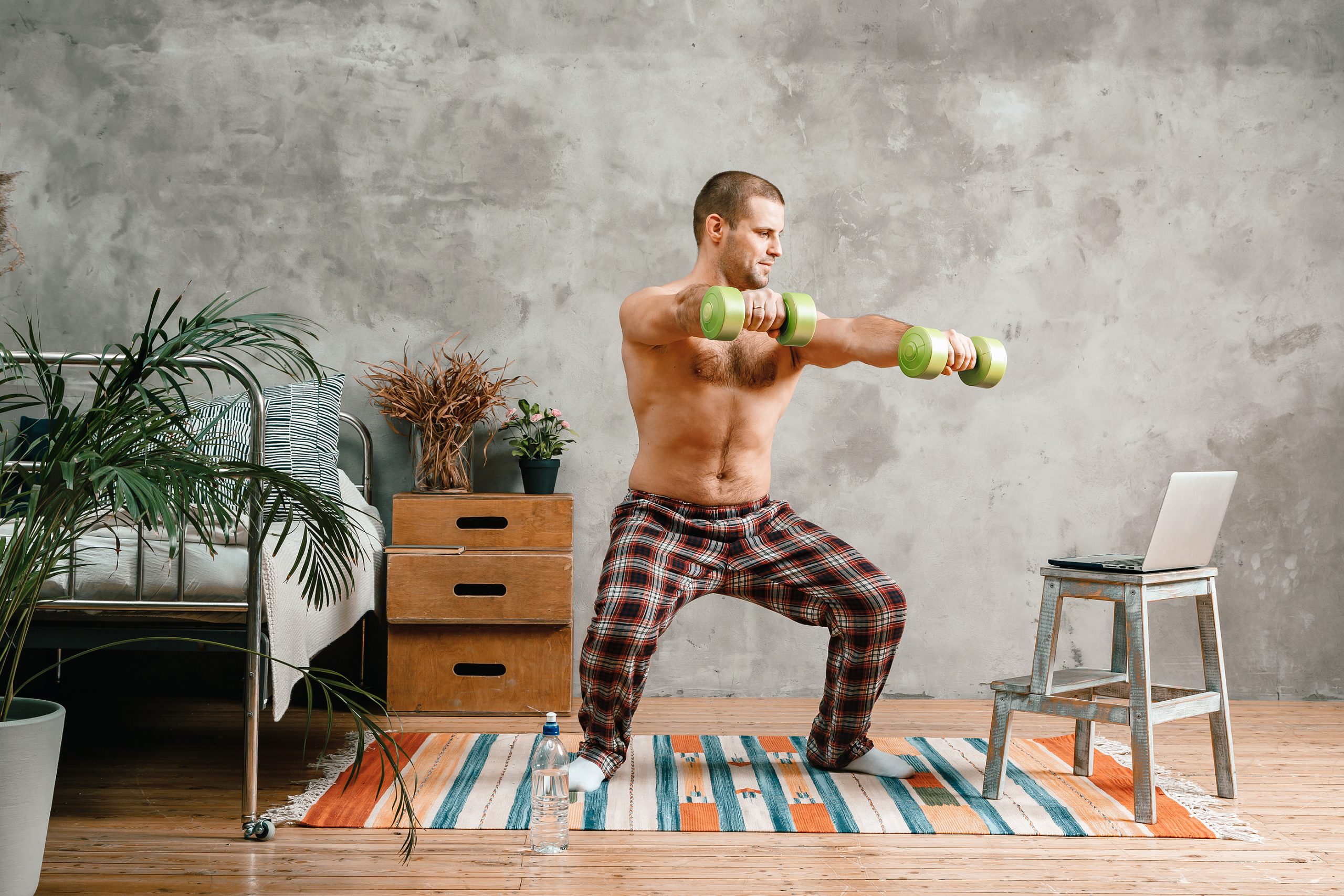 DUMBBELL SQUAT & PRESS